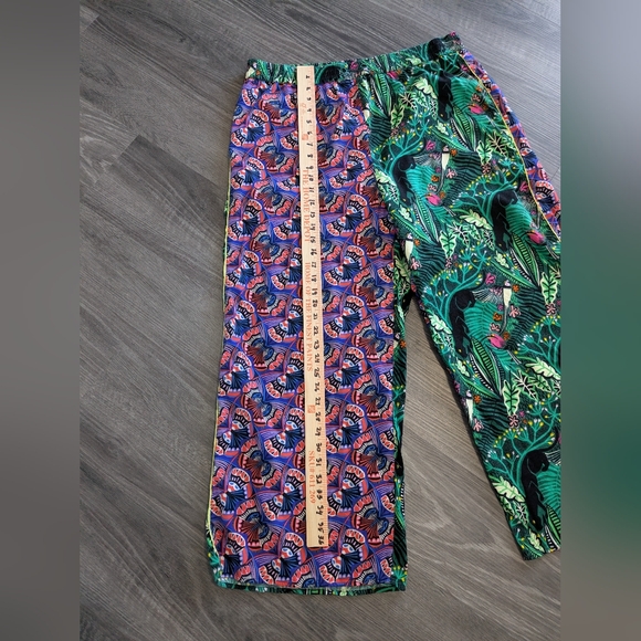 Women's Anthropologie Masha Volnova Pajamas Colorful Vibrant Tropical 2 Piece - Picture 11 of 14